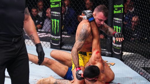 Renato Moicano derrota a Benoit Saint Denis para ganar por paro médico en UFC París, quiere peleas de 'dinero fácil' a continuación