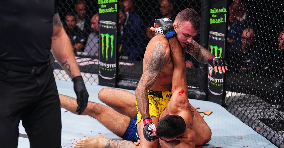 Renato Moicano derrota a Benoit Saint Denis para ganar por paro médico en UFC París, quiere peleas de 'dinero fácil' a continuación