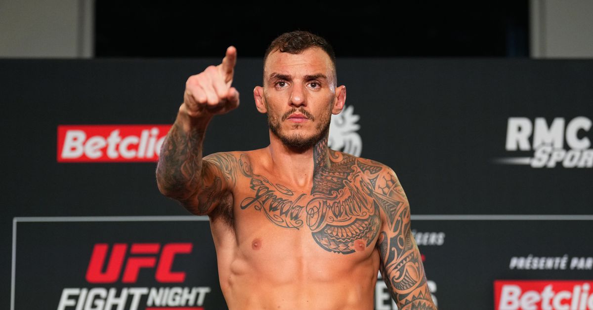 Resultados del pesaje de UFC París: Renato Moicano y Benoit Saint Denis listos para el evento principal, 1 peleador tiene problemas