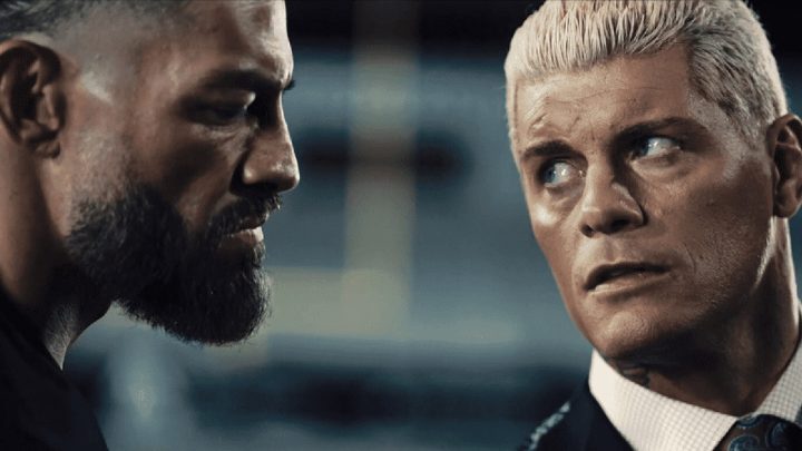 Roman Reigns y Cody Rhodes tienen un tenso encuentro de SmackDown en el campo de fútbol de Georgia Tech