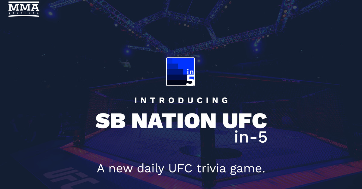 Tu trivia diaria de UFC, edición del sábado