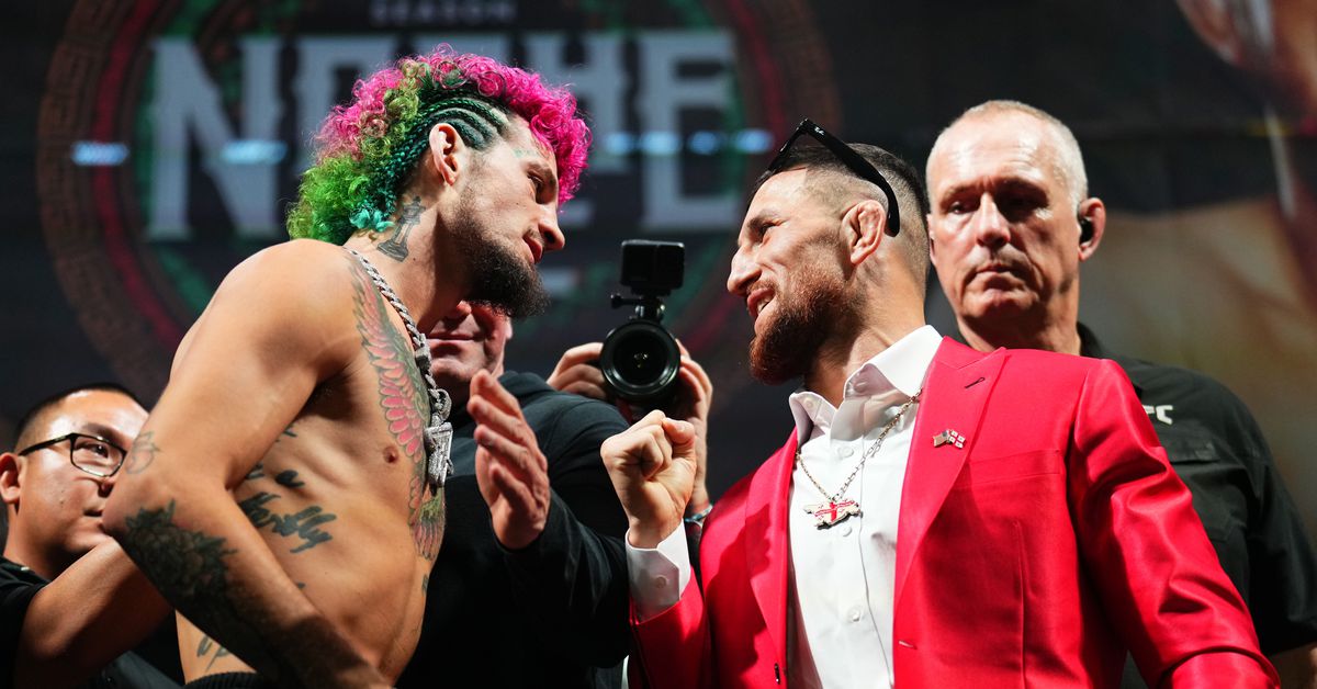 Vídeo: Sean O'Malley y Merab Dvalishvili hablan mal durante un intenso enfrentamiento después de la conferencia de prensa de UFC 306