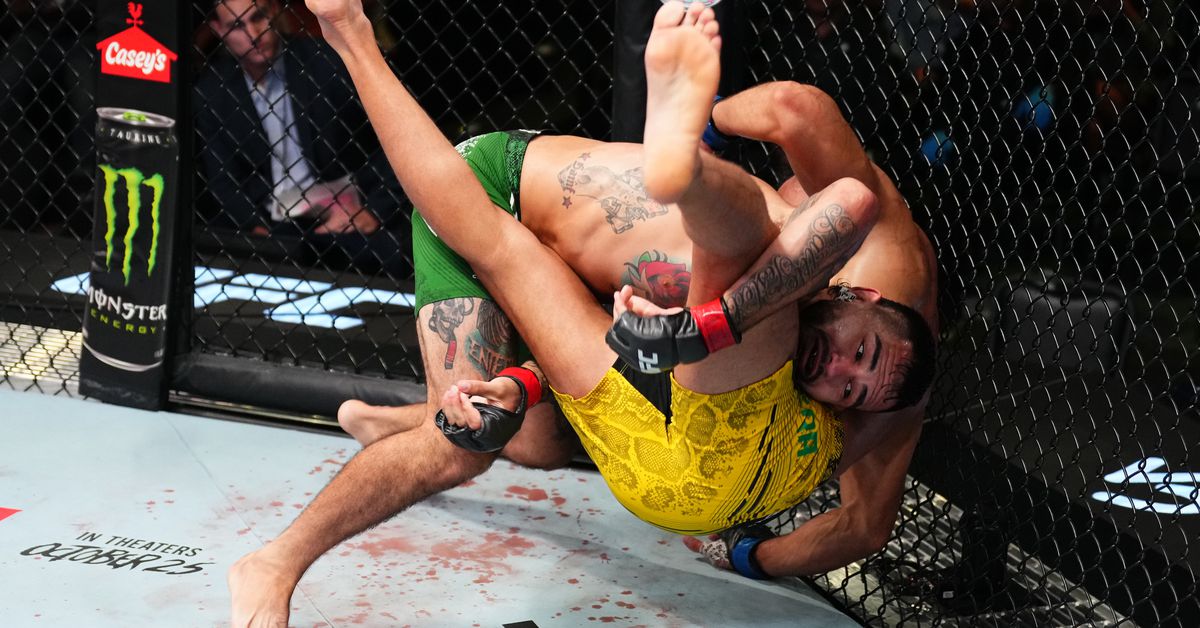 Bonificaciones de UFC Vegas 99: Anthony Hernandez gana la única Actuación de la Noche después de golpear a Michel Pereira