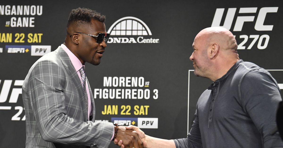 Dana White afirma que Francis Ngannou no ganó más dinero boxeando que en UFC: 'Es todo un mito'
