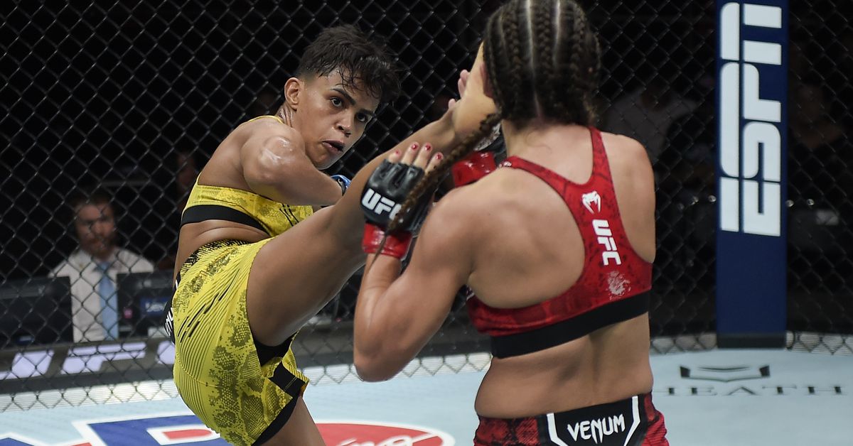 Iasmin Lucindo no tiene prisa por romper el récord de Jon Jones en UFC