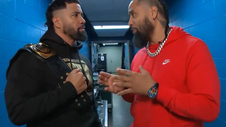 Jey Uso rechaza el intento del hermano gemelo Jimmy de arreglar las cosas detrás del escenario en WWE Raw