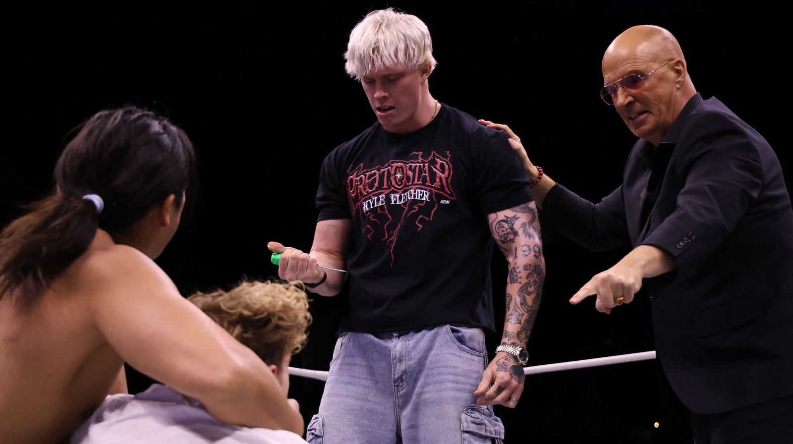 Kyle Fletcher de AEW se pelea con Don Callis detrás del escenario