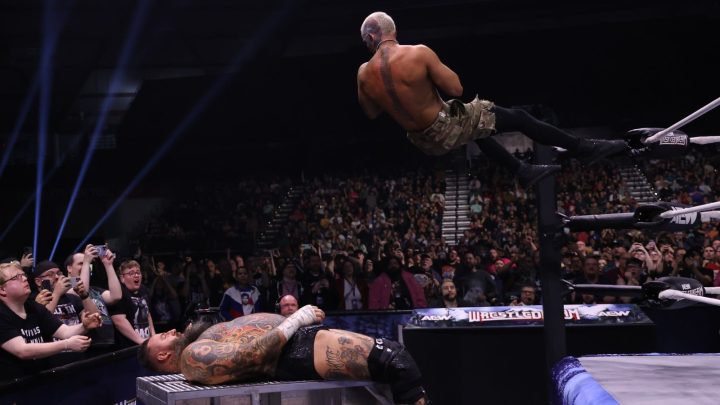 Darby Allin de AEW revela cómo se le ocurrió el Coffin Drop Finisher