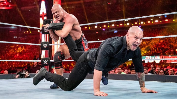 Kurt Angle explica su decepción porque WWE no hizo más con Baron Corbin