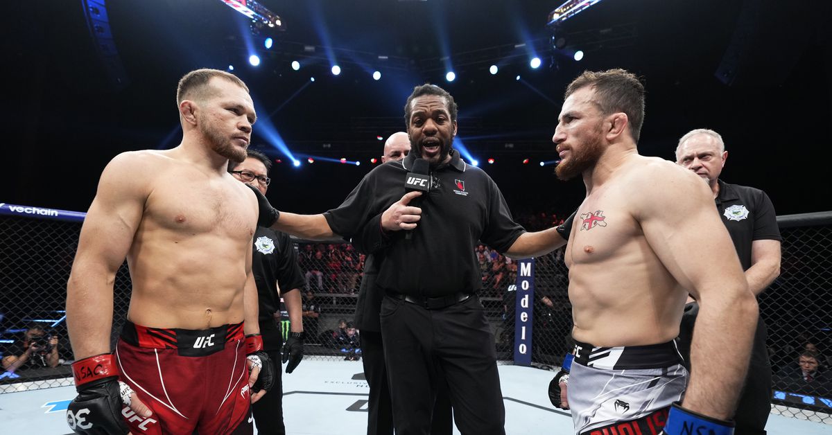 Merab Dvalishvili responde al llamado de Petr Yan para una pelea por el título después de su victoria en UFC Macao