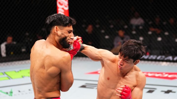 Mira a DongHun Choi lograr un enorme nocaut con gancho de derecha en UFC Macao