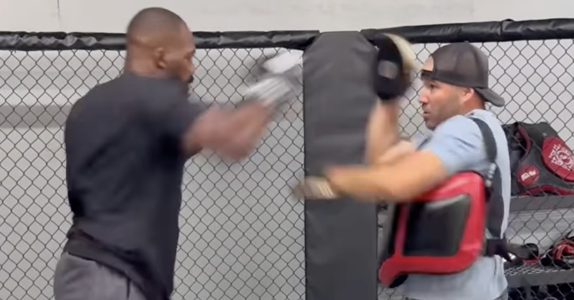 Mira las nuevas imágenes de entrenamiento de Jon Jones a días de UFC 309