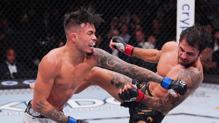 Brandon Royval revela conversación posterior a la pelea con Alexandre Pantoja después de UFC 310: 'Dijo que tú eras el siguiente'