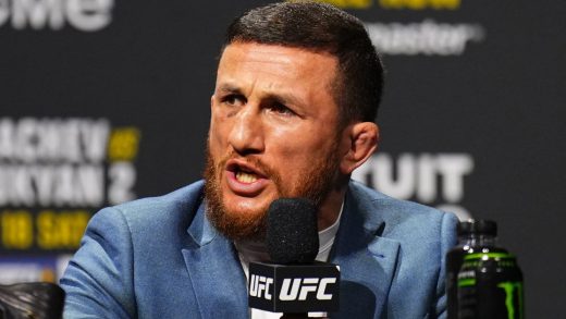 Merab Dvalishvili critica a Umar Nurmagomedov en la primera conferencia de prensa de UFC 311: '¡Eres un pedazo de mierda!'