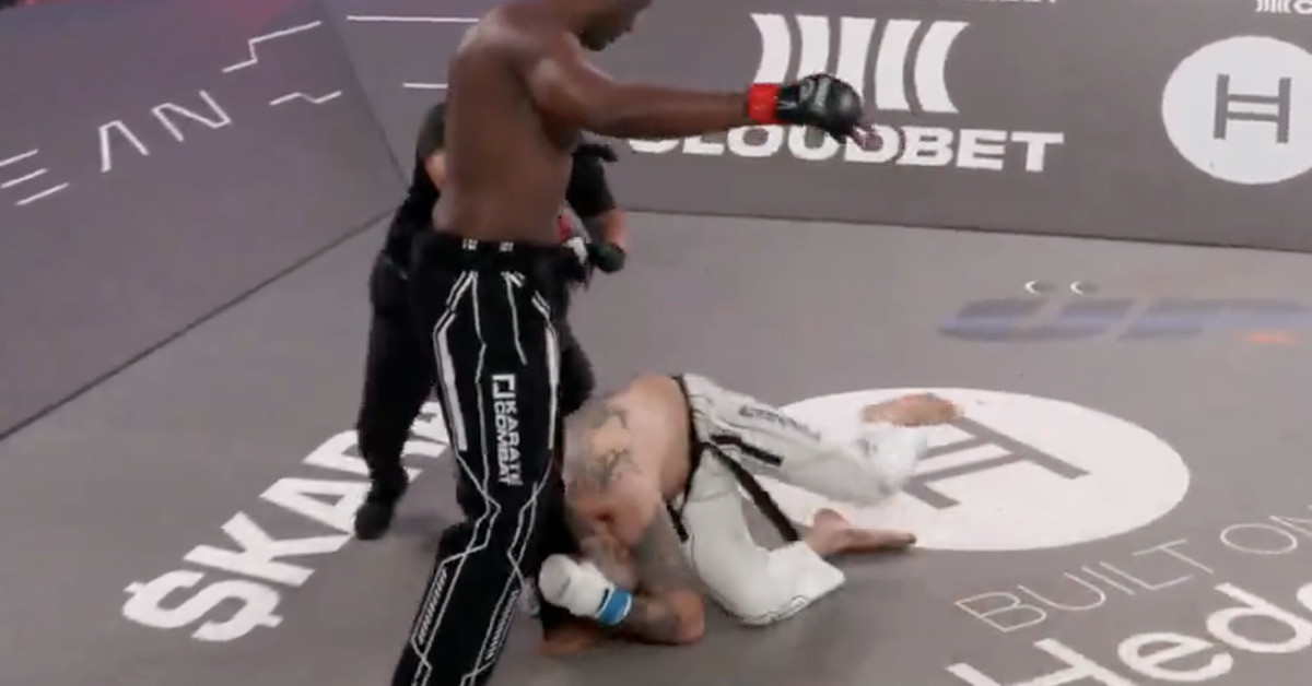 Mira al ex peso pesado de UFC Robelis Despaigne lograr un histórico nocaut en 4 segundos en Karate Combat 51