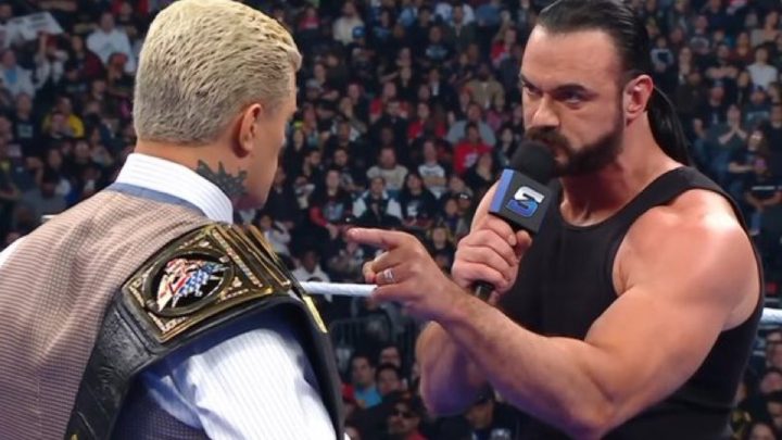 Drew McIntyre regresa a WWE SmackDown, ingresa Cody Rhodes vs. Historia de Kevin Owens