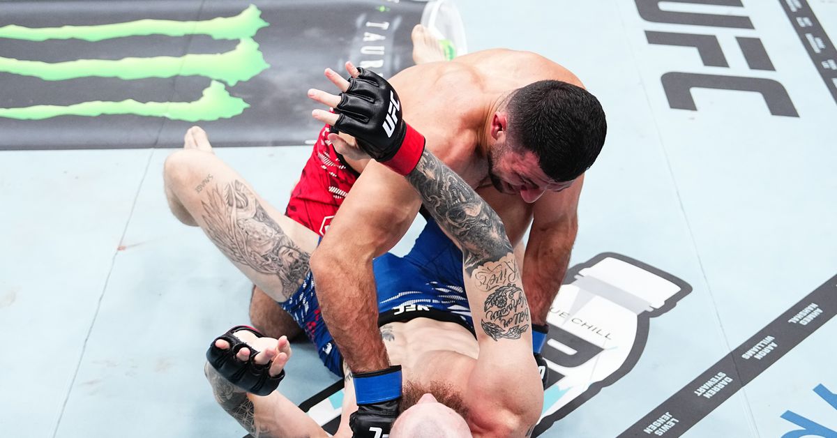 Video de UFC 311: Azamat Bekoev logra un aterrador nocaut en el suelo y la libra con menos de una semana de anticipación