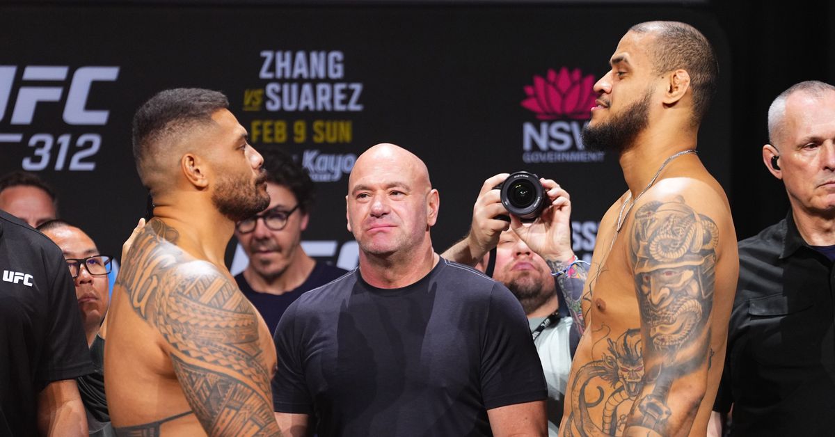 El peso pesado más alto de UFC, Tallison Teixeira, se descompone UFC 312 con Justin Tafa más corto de 8 pulgadas