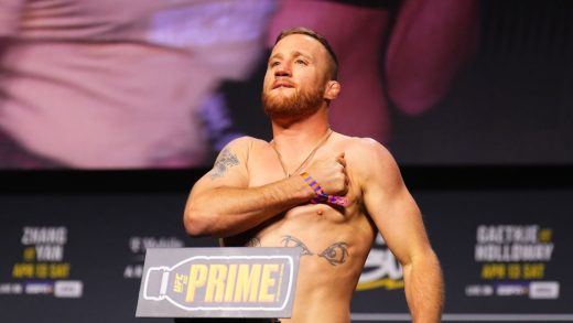 Justin Gaethje enumera a los combatientes que dijeron 'no' para la oportunidad de notas cortas de UFC 313, Dustin Poirier responde