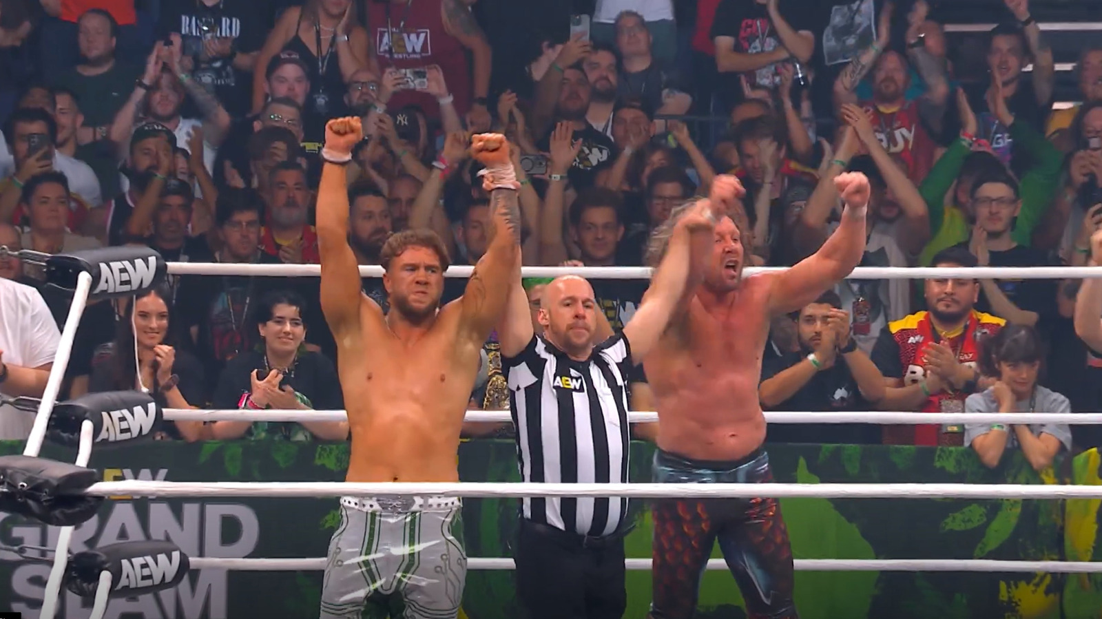 Kenny Omega, Will Ospreay ganará victoria en AEW Grand Slam, emitir desafíos para la revolución