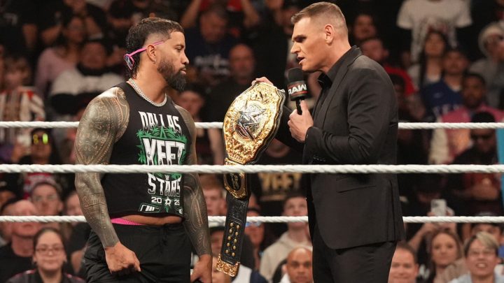 La respuesta de los fanáticos hace que Jey Uso se emocione durante la promoción de apertura de WWE Raw, Gunther Interruption