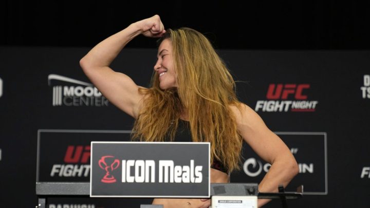 Miesha Tate se preparó contra Yana Santos en el evento de la noche de lucha de UFC el 3 de mayo