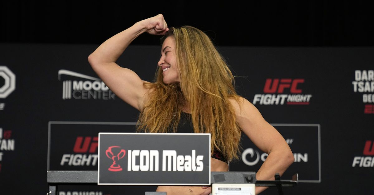 Miesha Tate se preparó contra Yana Santos en el evento de la noche de lucha de UFC el 3 de mayo
