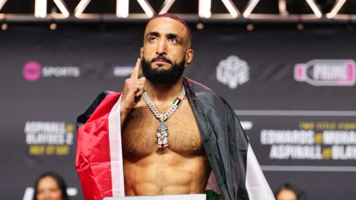 Belal Muhammad habla sobre la bandera de Palestina que falta en el perfil de UFC, no puedo esperar para llevar la bandera para la defensa del primer título