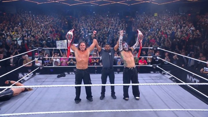 Los Hardys retienen los títulos de etiquetas TNA en WWE NXT Roadbockock