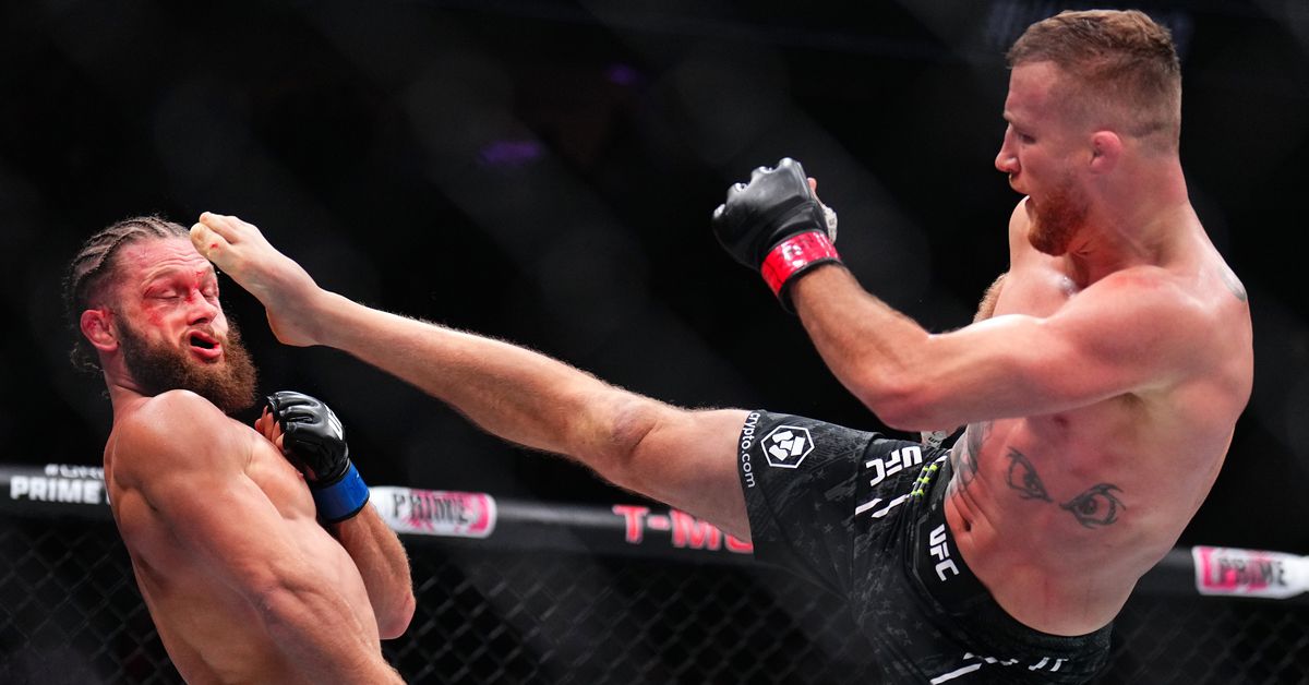 UFC 313 Resultados: Justin Gaethje obtiene una caída viciosa contra Rafael Fiziev, en última instancia, gana una decisión unánime