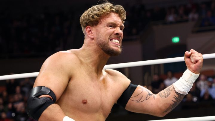 Will Ospreay sobrevive a un partido de jaula de revolución aew Long y Bloody con Kyle Fletcher