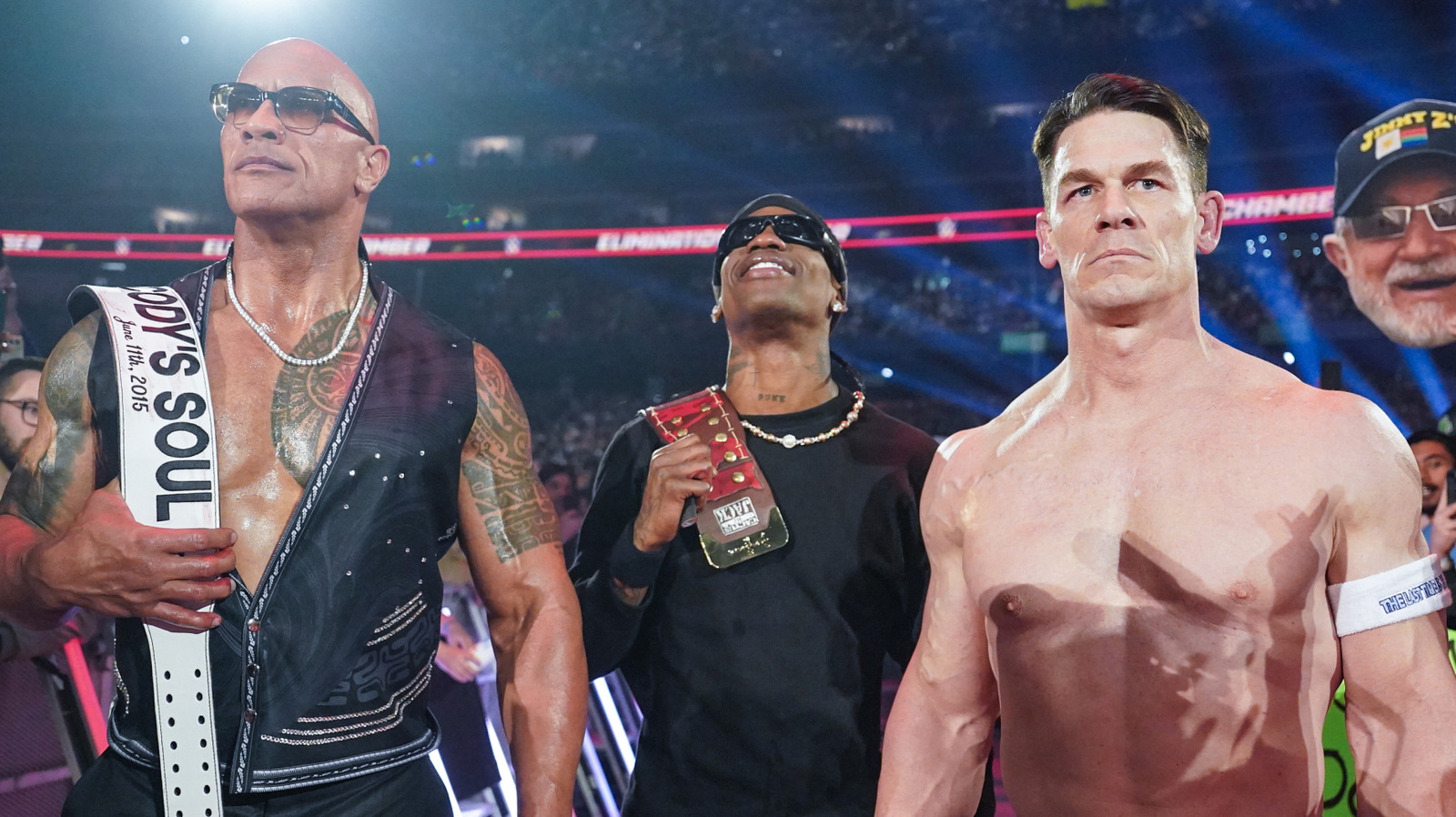 Informe detrás del escenario sobre la participación de Rock & Travis Scott en WWE WrestleMania 41