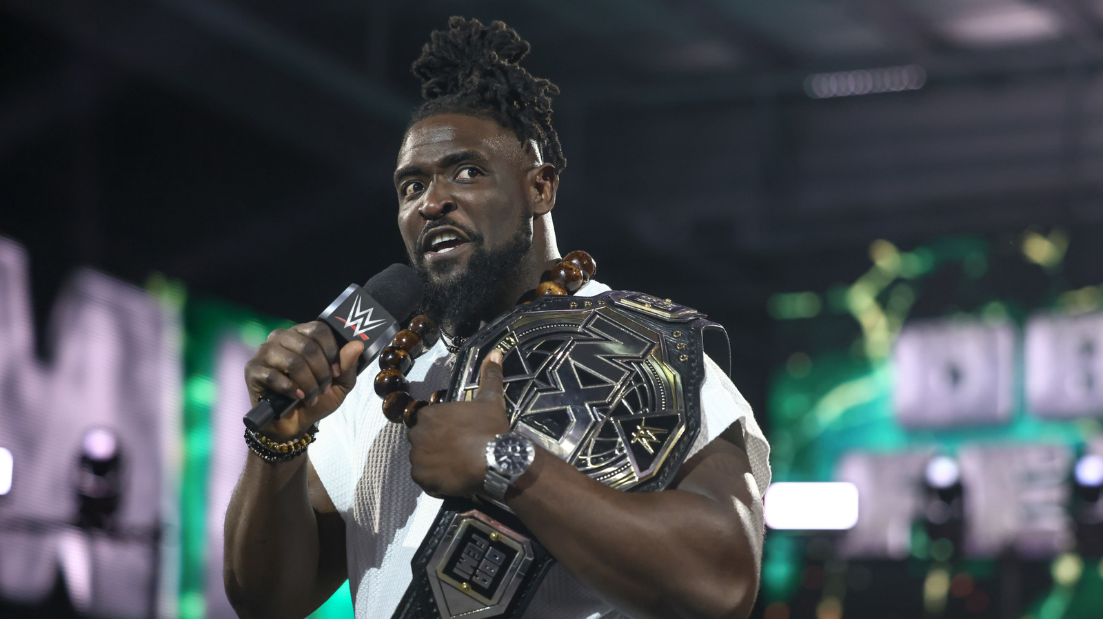 Oba Femi se prepara para defender el título de la WWE NXT en Stand & Entrew en Triple AMENZA