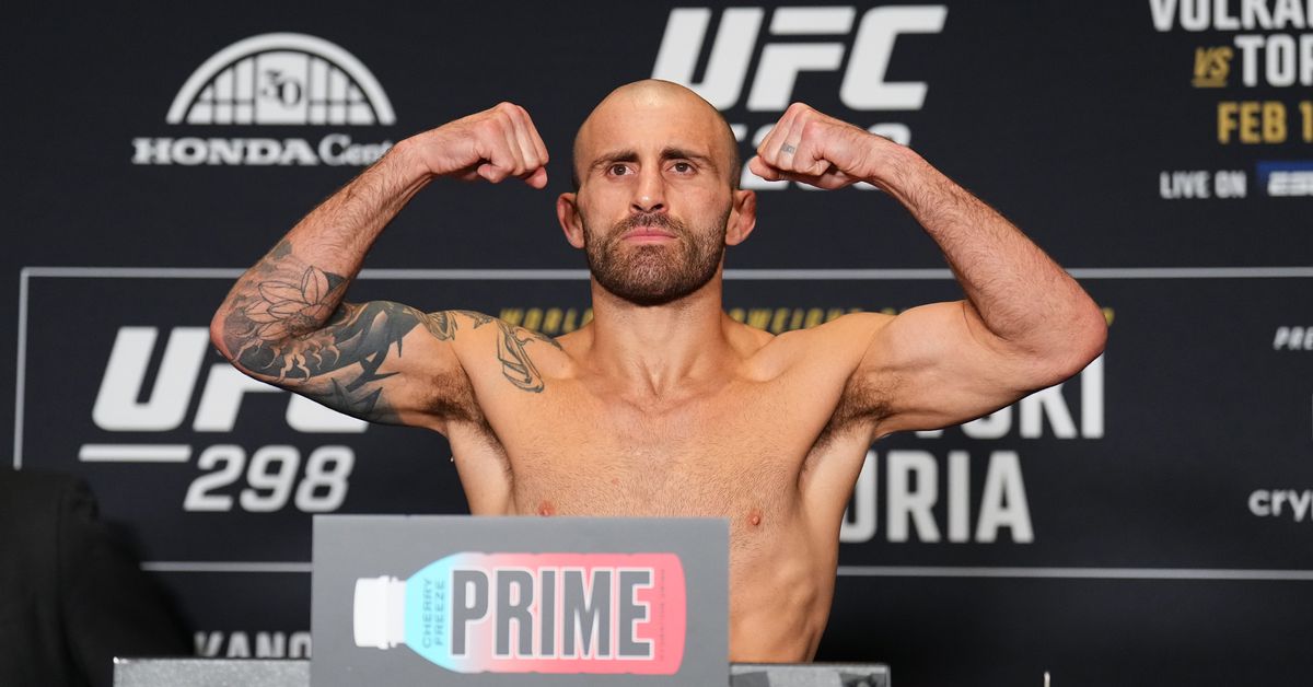 UFC 314 Video de pesaje: Volkanovski vs. Lopes