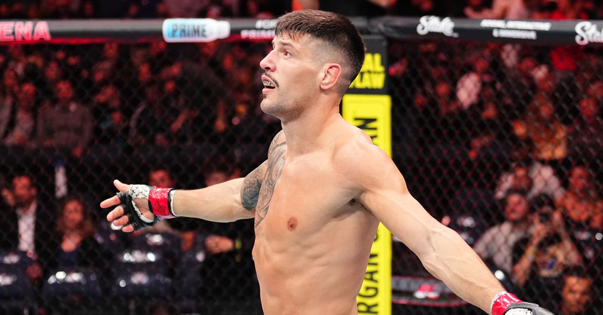 Joel Alvarez de UFC 315 pelea con Benoit Saint Denis