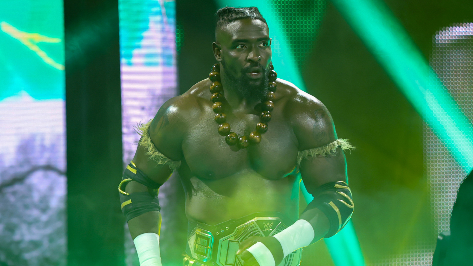 Oba femi aplana a Myles nacido, retiene la WWE NXT Tite en Battleground Ple