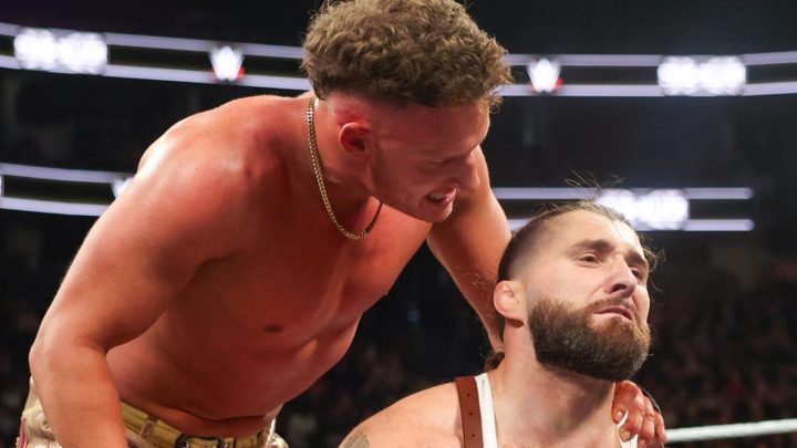 Pilas Lorenzo Pins Tony D'Angelo en WWE NXT Battleground después de que Luca Crusifino regrese