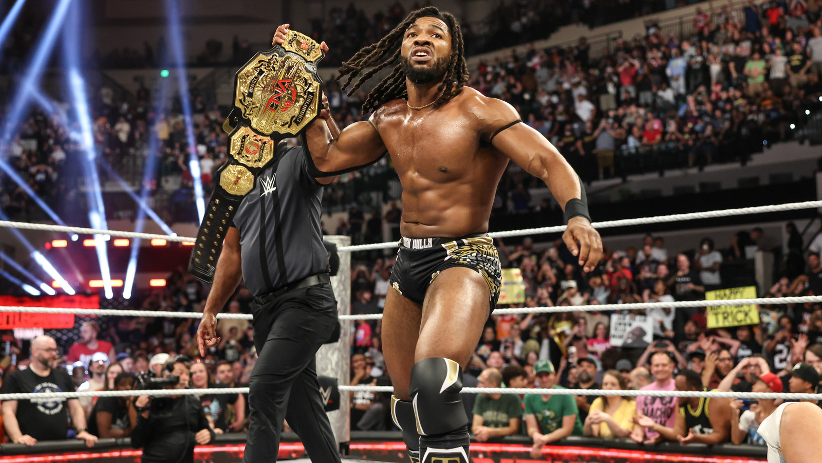 Tommy Dreamer me encantó este aspecto de la promoción WWE NXT de WWE NXT de TNA Champ Trick Williams