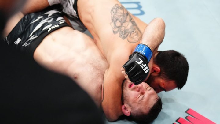 UFC 315 Resultados: Benoit Saint Denis arrebata el desagradable triángulo de brazo para tocar Kyle Prepolec