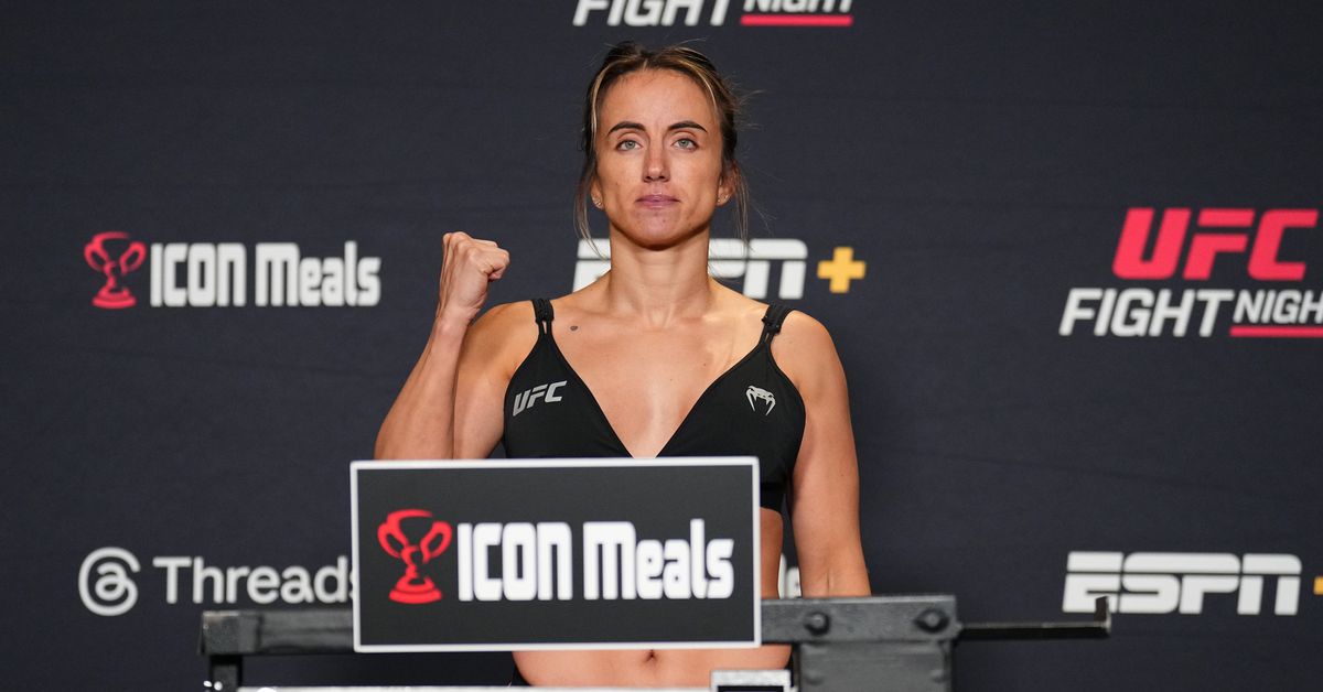 UFC Vegas 107 Resultados de pesaje: Maycee Barber pierde peso, otra pelea cancelada debido a una lesión