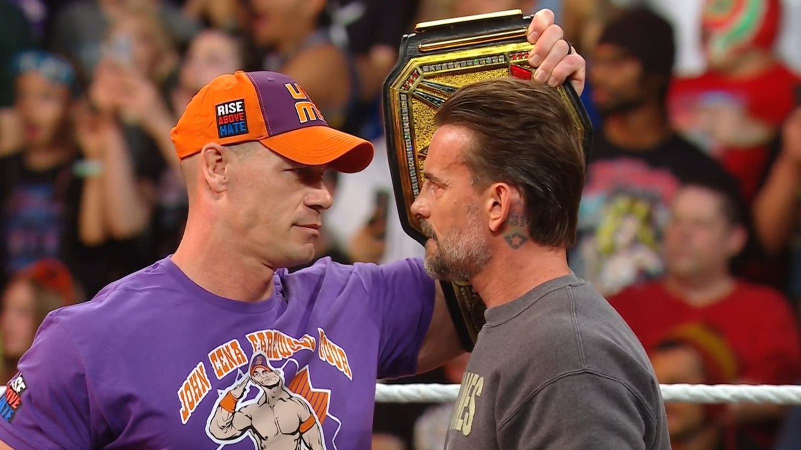 CM Punk desafía a John Cena al partido por el título de la WWE, aparentemente en Night of Champions