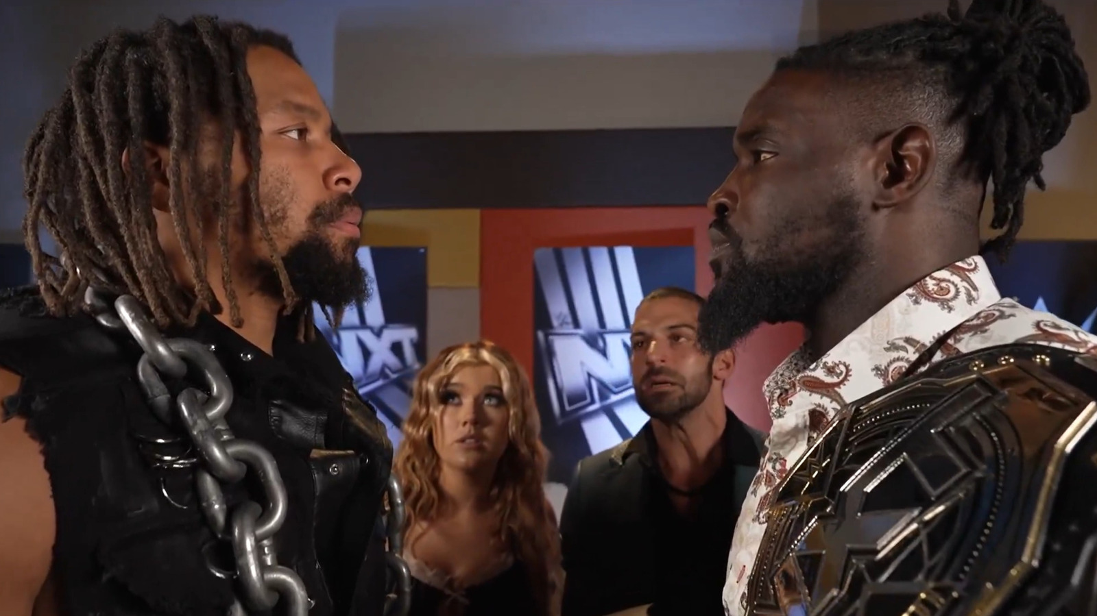 El ganador de WWE LFG recibe un disparo en el campeón de NXT Oba Femi