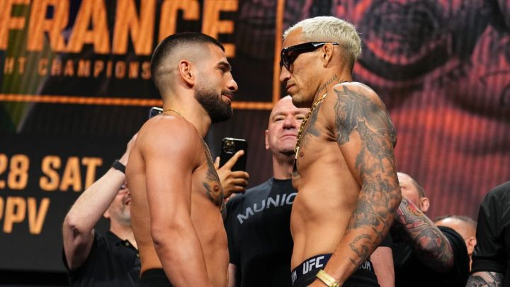 Ilia Topuria promete 'dominación' en UFC 317 después del ardiente enfrentamiento final con Charles Oliveira