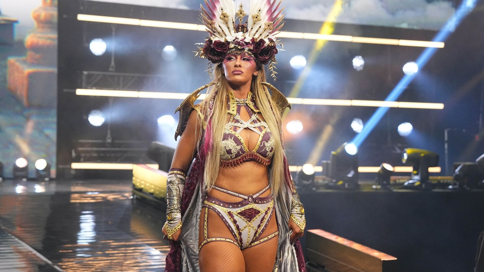 Megan Bayne permanece invicto en una colisión AEW después de una victoria dominante contra Vert Vixen