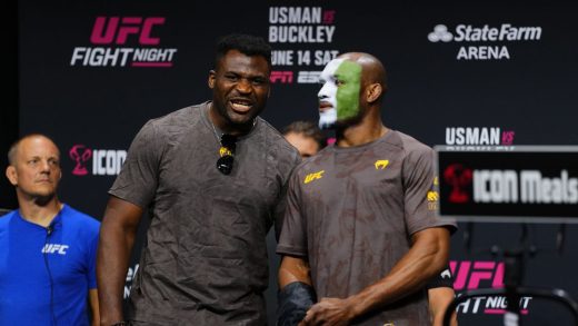 Mira a Francis Ngannou liderar a Kamaru Usman en Fiery UFC Atlanta enfrentando con Joaquin Buckley