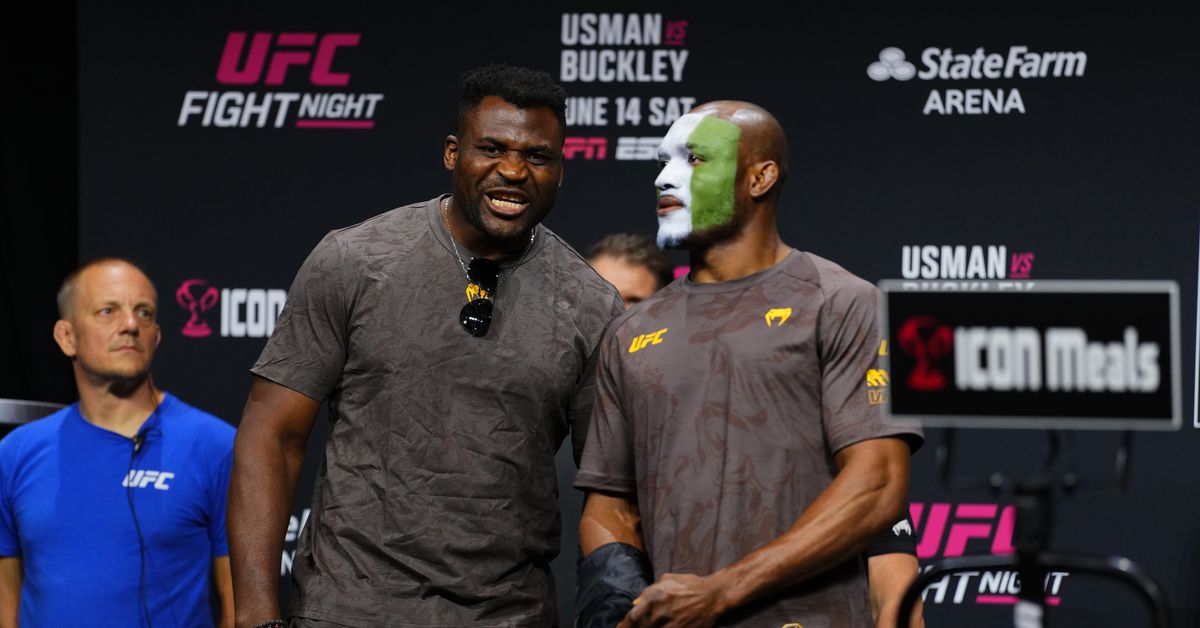Mira a Francis Ngannou liderar a Kamaru Usman en Fiery UFC Atlanta enfrentando con Joaquin Buckley