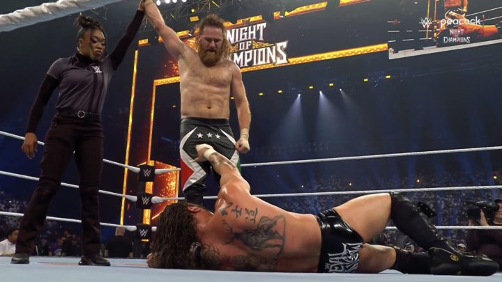 Sami Zayn exorciza a sus demonios Karrion Kross en la Noche de Campeones de la WWE 2025