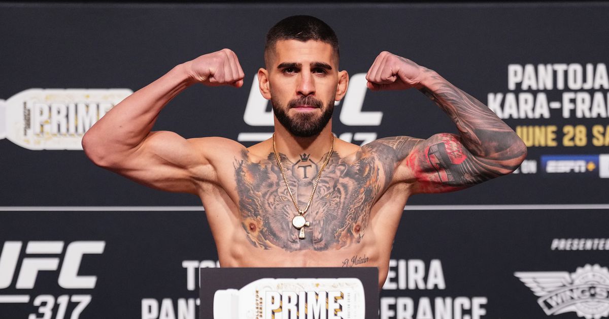 UFC 317 Resultados de pesaje: Ilia Topuria se prepara para una pelea por el título a pesar del extraño error de la comisión