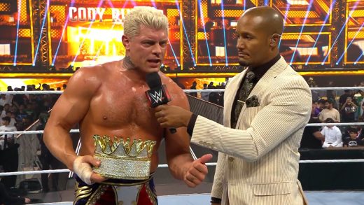 Un agresivo Cody Rhodes coronó 2025 rey del ring en la Noche de Campeones de la WWE
