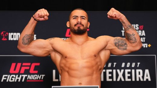 'Nunca volveré a 205': Vitor Petrino celebra el debut de peso pesado en UFC Nashville